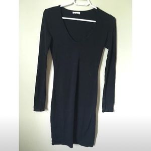 Wilfred bodycon Black longsleeve Dress
